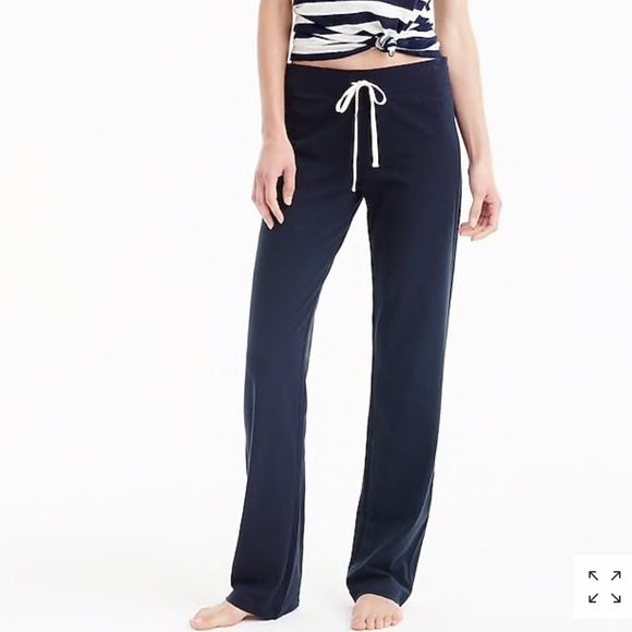 J. Crew Pants - JCrew dreamy pant in black. Drawstring knit XS